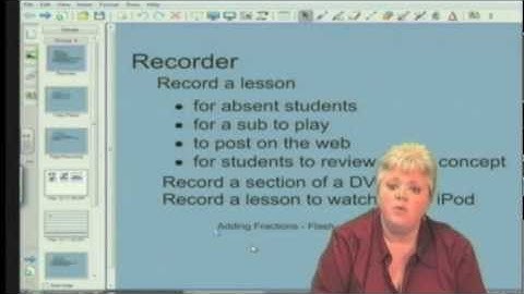 SMART Notebook Tools: Benefits of the Recorder