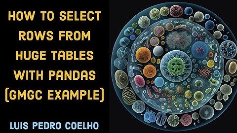 How to select rows from very large tables with Pandas — handling the GMGC abundance table
