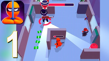 Stealth Master - Gameplay Walkthrough Part 1 - Contract 1-3(iOS, Android)