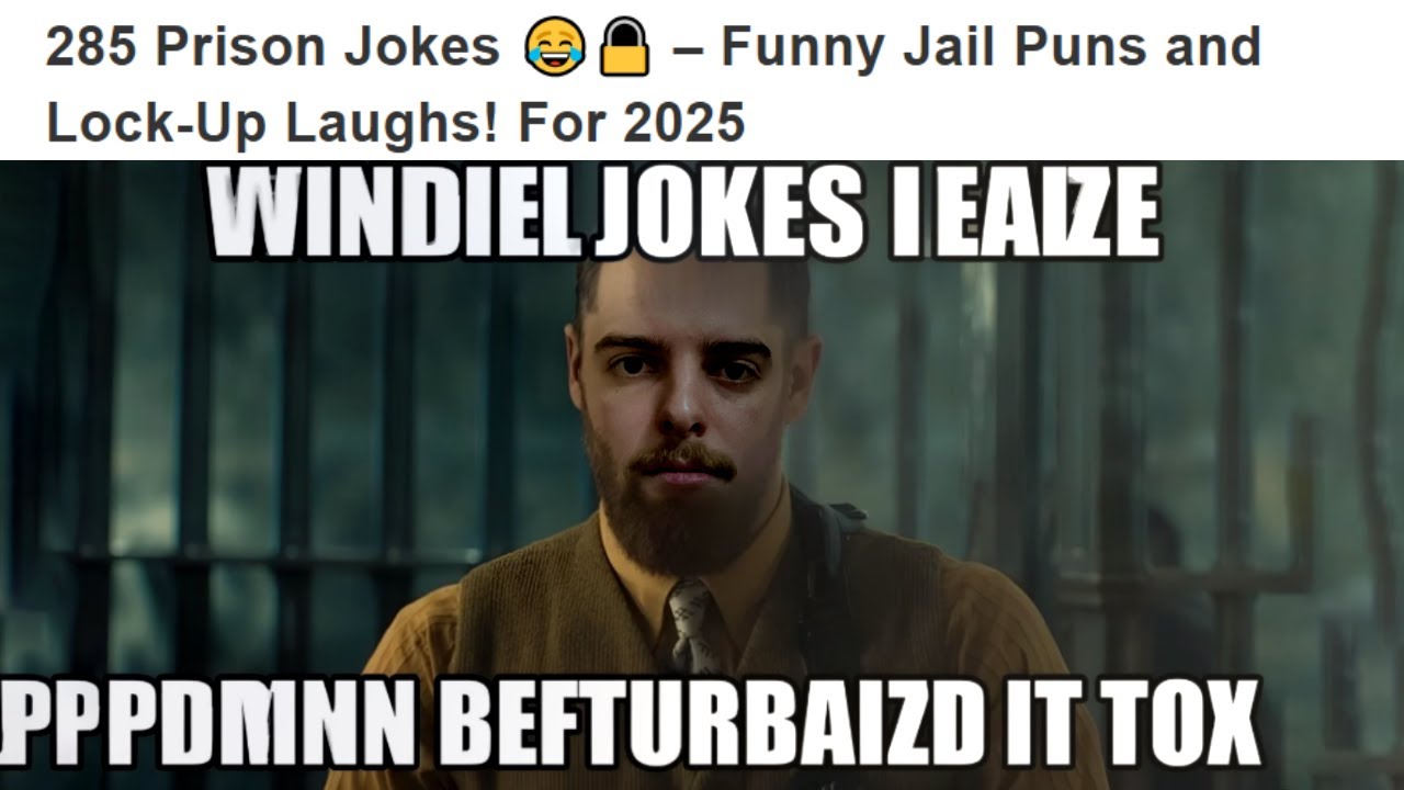 100+ Best Prison Jokes - PAL: Lists