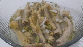 Patas de Pollo en Vinagre exelentes para botanear - 224. - YouTube