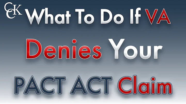 What To Do if VA Denies Your PACT Act Disability Benefits Claim