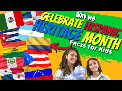 Why We Celebrate Hispanic Heritage Month | Hispanic Heritage Month For Kids| Facts for Kids