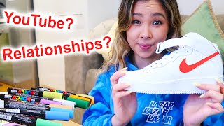 LET&#39;S TALK… while i draw on sneakers