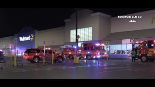 Fire forces Walmart in west Las Vegas to evacuate