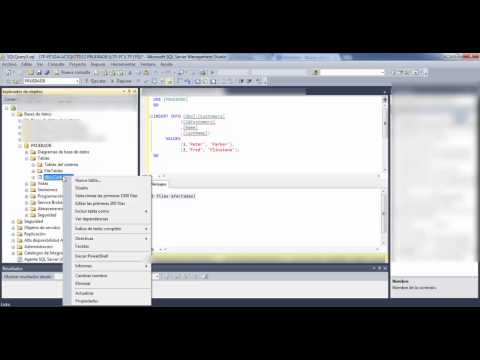 INSERT - UPDATE - SELECT - DELETE / SQL SERVER 2012