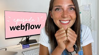 Launching a one-page website | Episode 3 of Webflow 101