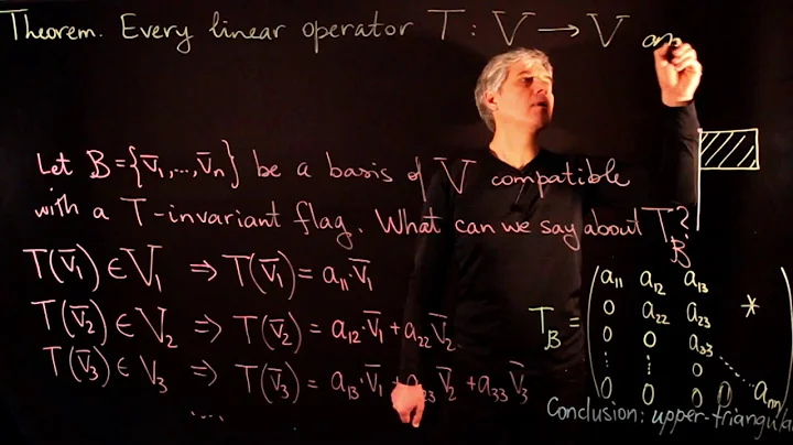 Lecture 45 Triangulation of Matrices