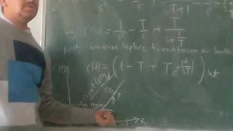 EE305 UNIT PARABOLIC RESPONSE OF FIRST