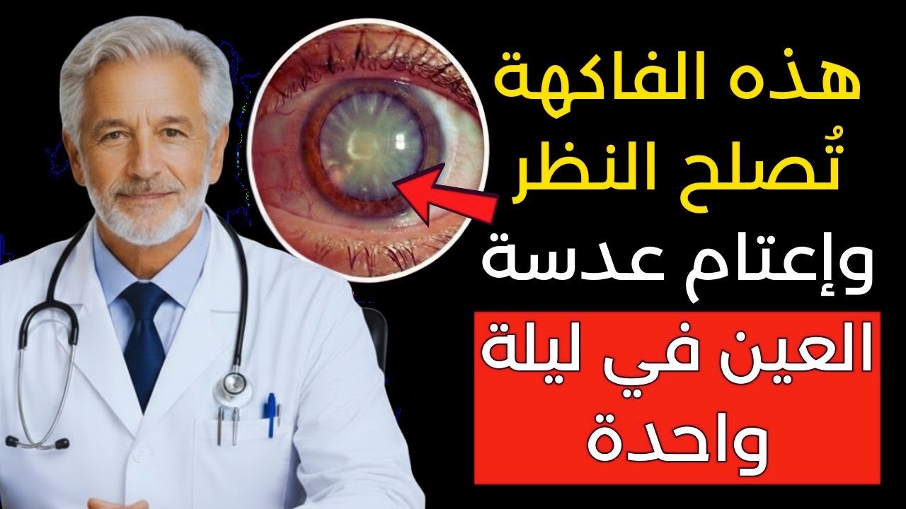 يكشف الطبيب 🍎 أفضل فاكهة لتناولها قبل النوم لحماية عينيك بعد الستين!