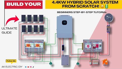 Ultimate Guide: Build Your 4.4kW Hybrid Solar System from Scratch!| Beginners Step-by-Step Tutorial