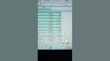 Aprende a Dinamizar una columna en Power Query 📊 #excelavanzado #powerbi #finance #business #tutoria