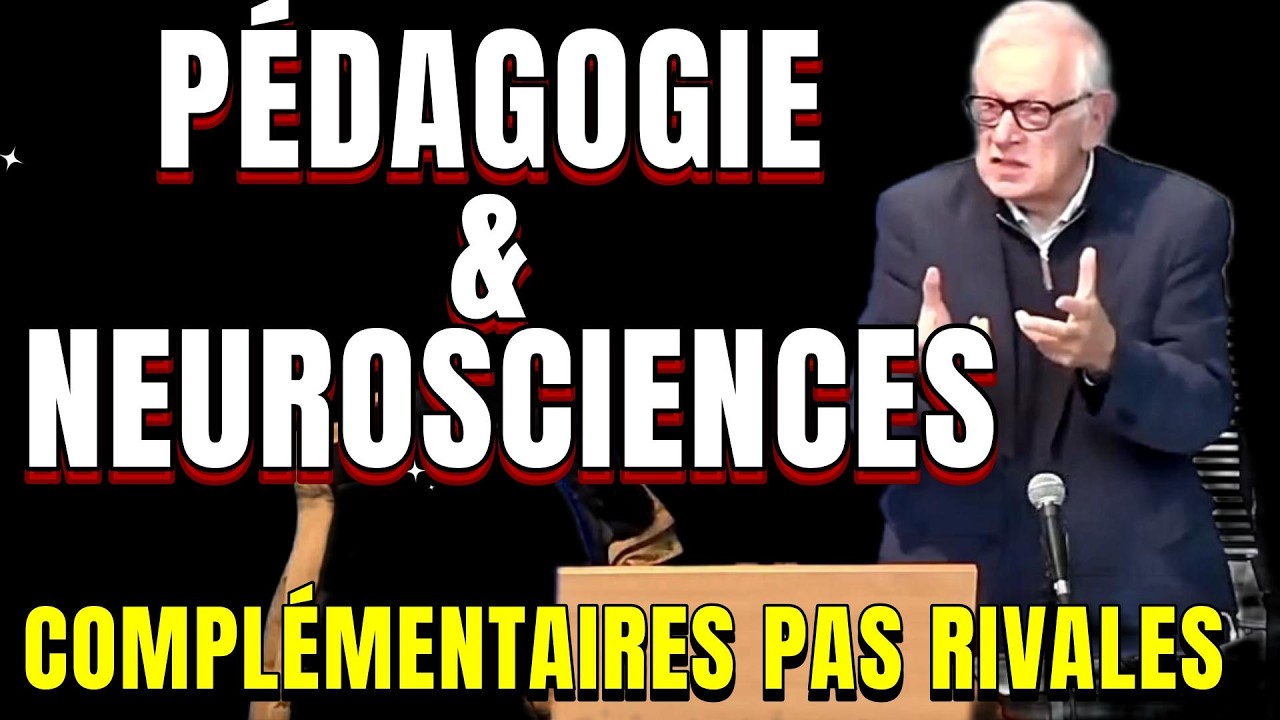 Neurosciences à l’école : oui, mais… | Meirieu explique la vraie place du cerveau