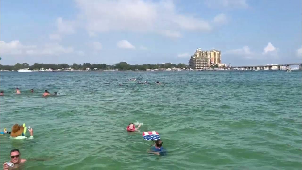 WS Crab Island Beach FL YouTube