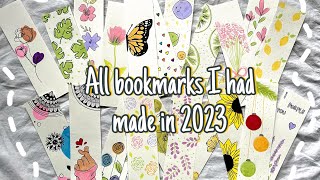 All bookmarks I hade made in 2023#shortsviral #shorts  #diy #diycrafts #asmr #bts #viral #trending