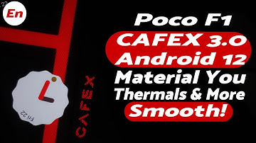 Poco F1 | Android 12 | CAF Extended 3.0 | Material You | Initial Build  | Smooth | CAFEX 3.0