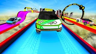 Cyber Monster Truck Racing Stunt Impossible Track 2020 - Android Gameplay HD screenshot 2