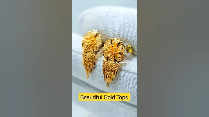 Beautiful Gold Tops #shorts #goldtops #youtubeshorts #jewellery #trend #reels @JEWELLERYMART