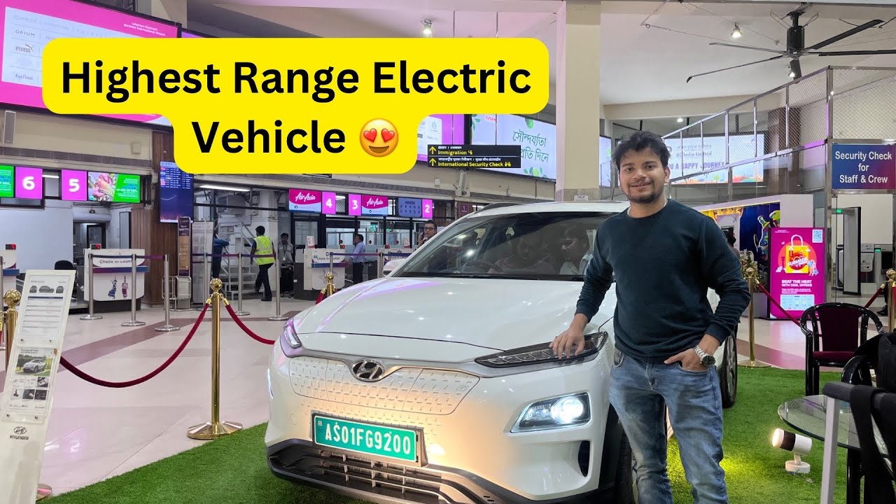 HYUNDAI’s First Electric Vehicle With Highest Range Kona Electric 😍🔥