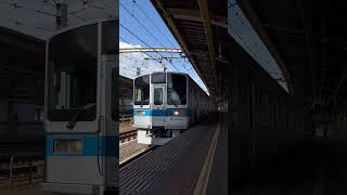 小田原線4000系&3000系【通過】2000系【発車】