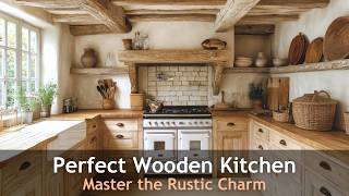 Want a Cozy, Rustic Wooden Kitchen? Here’s How to Achieve It!