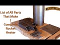 Rocket Stove Heater Parts List and Build Sequence - Part 1 Rocket Stove Heater Parts List and Build Sequence - Part 1
