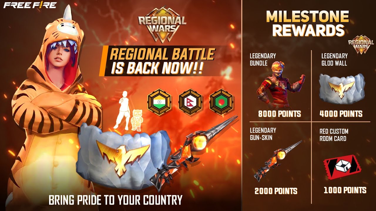 FREEFIRE STATE WAR EVENT | STATE WAR EVENT 16 JUNE FREEFIRE | REGIONAL WARS EVENT | FF NEW EVENT