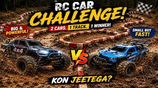 4×4 vs 4×2 RC Car Battle! | Impossible Mud Challenge 🏆🔥