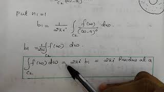 Cauchy's Residue theorem-Proof