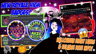 HALLOWEEN EVENT 2020 COMING VERY SOON!? PLUS HOT TEA & LEAKS! I Roblox: Royale High