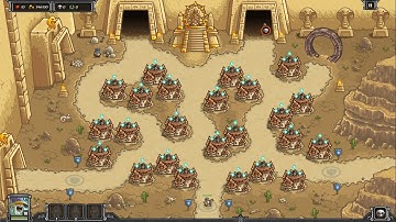 Kingdom Rush Frontiers: Archmage Tower Max Level vs Endless Waves of Enemies
