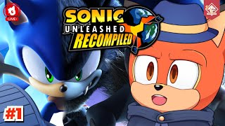 AKHIRNYA AKU MEMAINKAN GAME SONIC PERTAMA MASA CHILDHOOD KU - Sonic Unleashed Recompiled #1