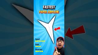 How to Make the Fastest Paper Airplane ✈️ #shorts
