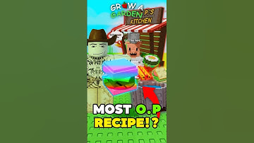 😱*HURRY* NEW MOST O.P RECIPE METHOD?! (PRISMATIC FOOD) Grow A Garden cooking update #growagarden