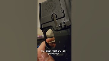 AR Triggertech 2 stage 3.5lb competitive Trigger test
