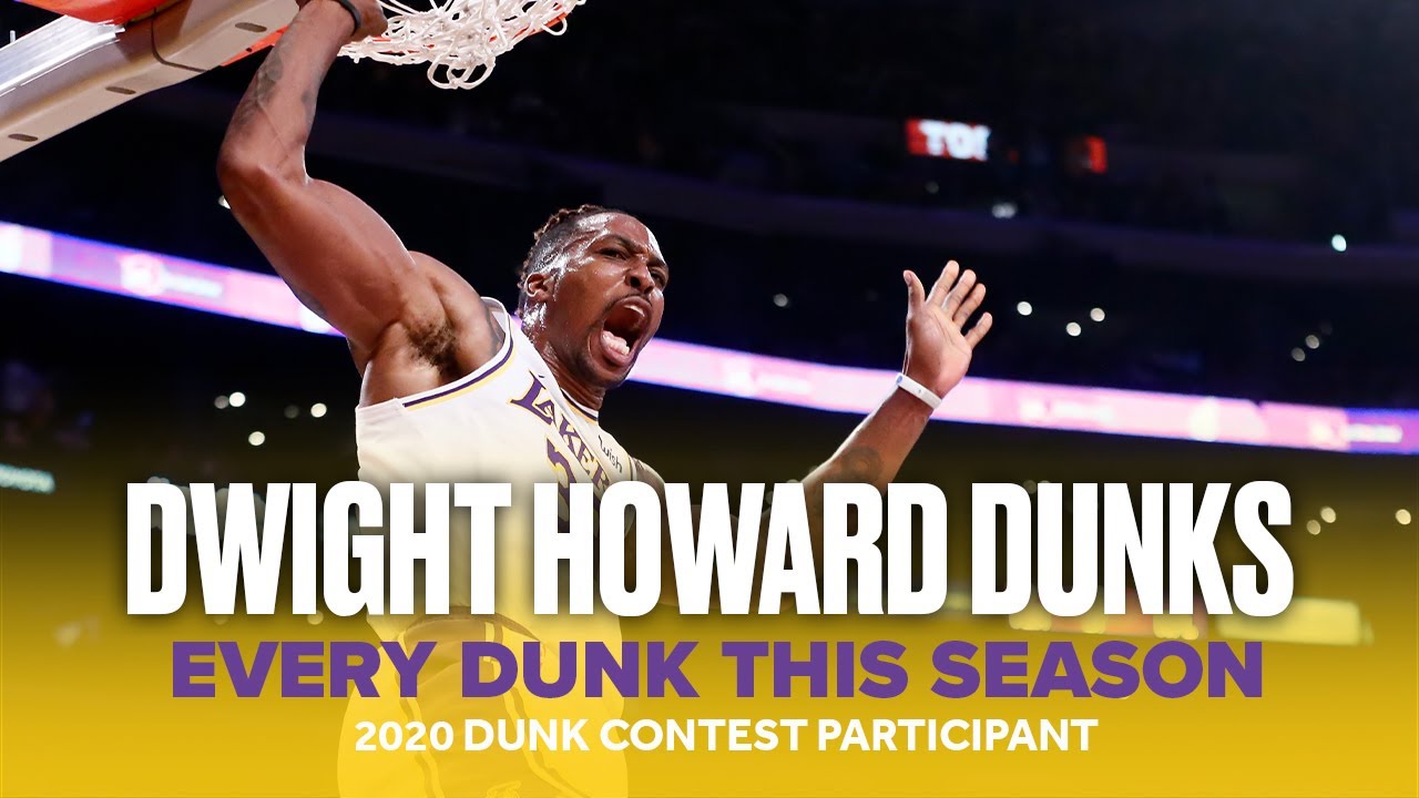 Dwight Howard Returns To The Nba Dunk Contest All 2019 20 Season Lakers Dunks Youtube