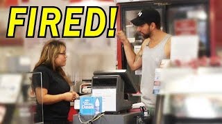 FAKE EMPLOYEE PRANK - Firing Cold Stone Employee Prank 2018
