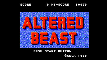Altered Beast (Master System PSG 60Hz / US) - Intro / Attract Mode