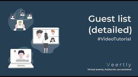 Guest list (Veertly Tutorial)