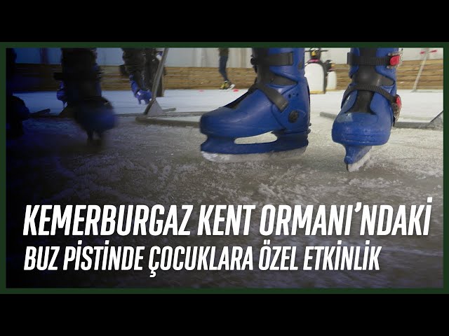 Kemerburgaz Kent Ormanı'ndaki Buz Pistinde Çocuklara Özel Etkinlik
