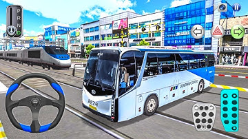 New Kia Express Bus vs Bullet Train - 3D Driving Class - Best Android ios Bus Game 2025