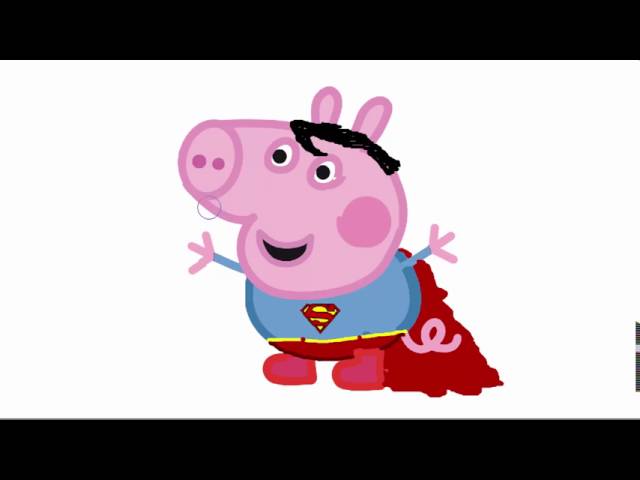 FAMILIA PEPPA PIG PAINTING PAINT PINTAR DESENHAR DC COMICS, BATMAN, SUPERMAN, MULHER MARAVILHA