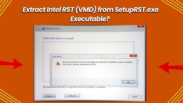 Extract Intel RST VMD from SetupRST exe Executable