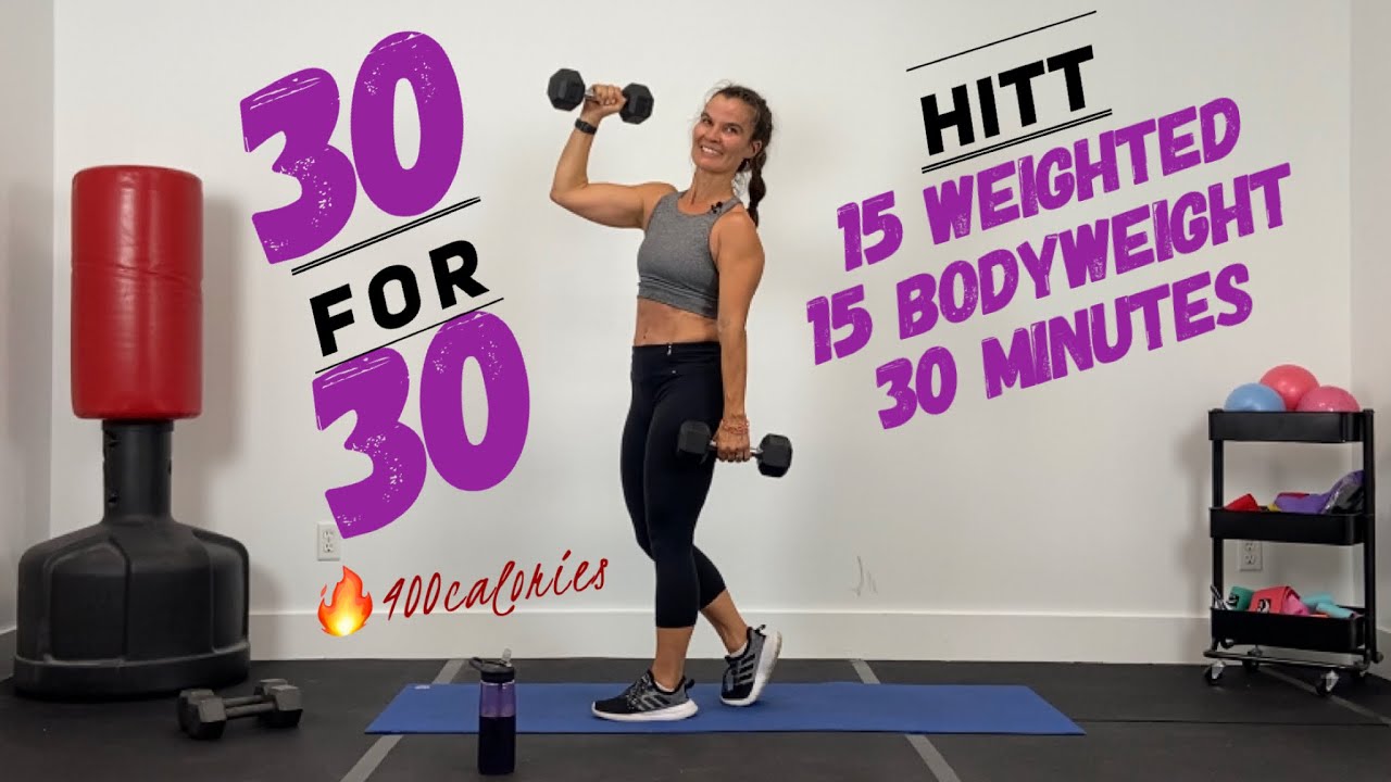 NO REPEAT HIIT FULL BODY / 30 FOR 30 Workout / CARDIO & STRENGTH🔥 ...
