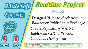 MuleSoft | Realtime Project -Session-15 | @vitechtalks  | Sprint-2 Design RAML for Check Balance