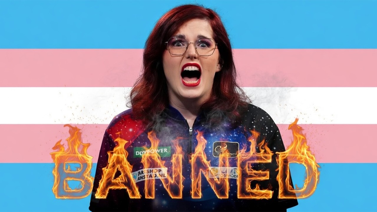 Transgender Darts Champion FREAKS OUT after getting BANNED from Women's Events!