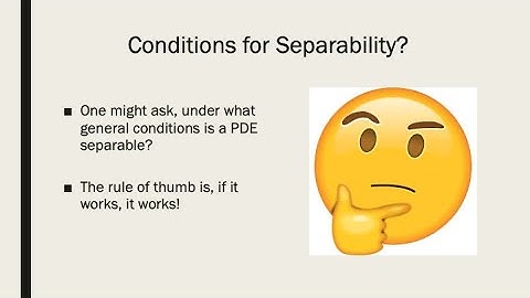 Separable PDEs - Video Lecture 6