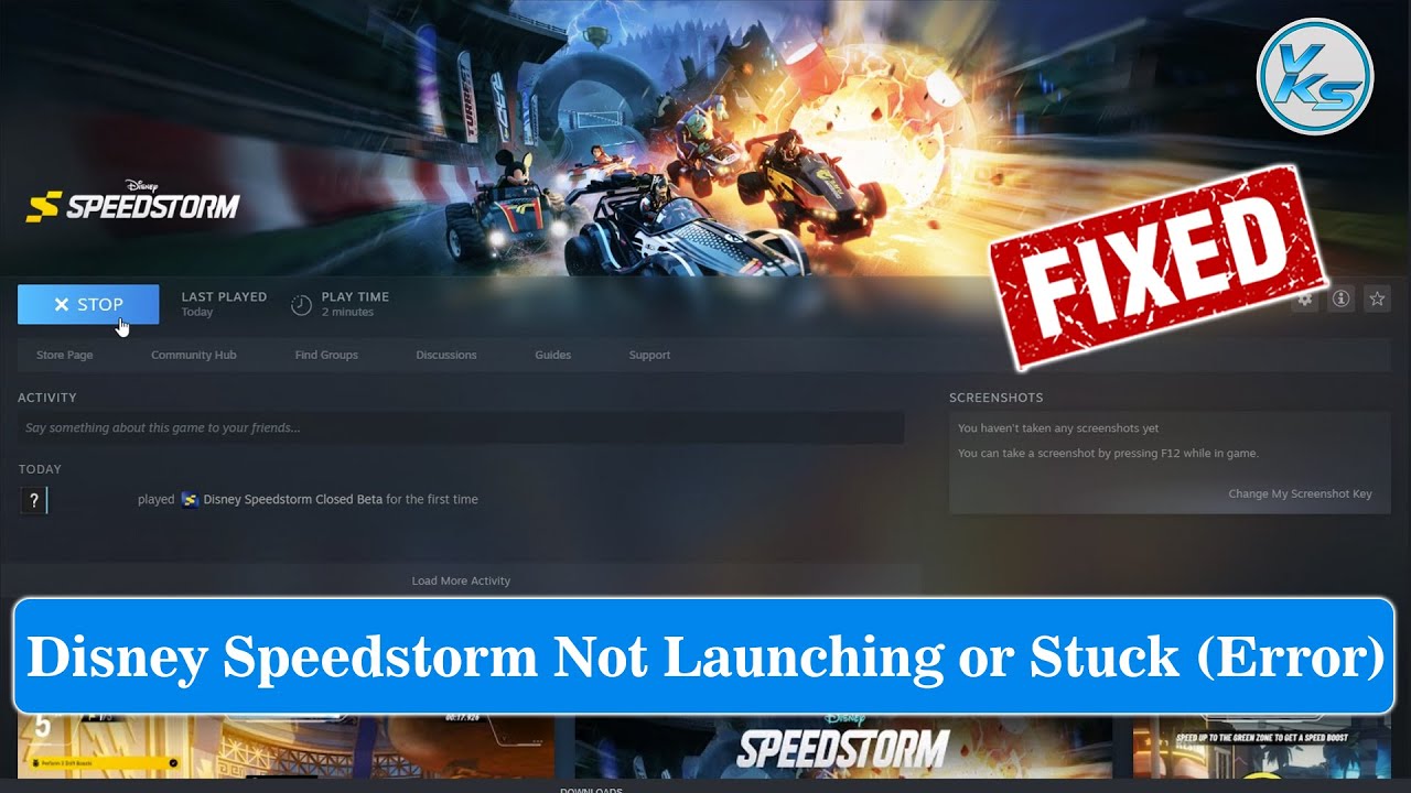 Disney Speedstorm no Steam