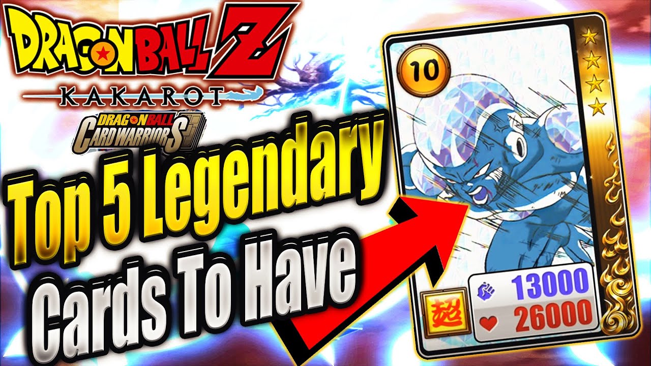 Dragon Ball Z Kakarot DLC Card Warriors Top 5 Legendary SP And Regular Characters Plus Event