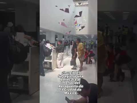 ¡De no creerse! Esto sucedió en el Aeropuerto de la Ciudad de México #miedo #terror #inseguridad